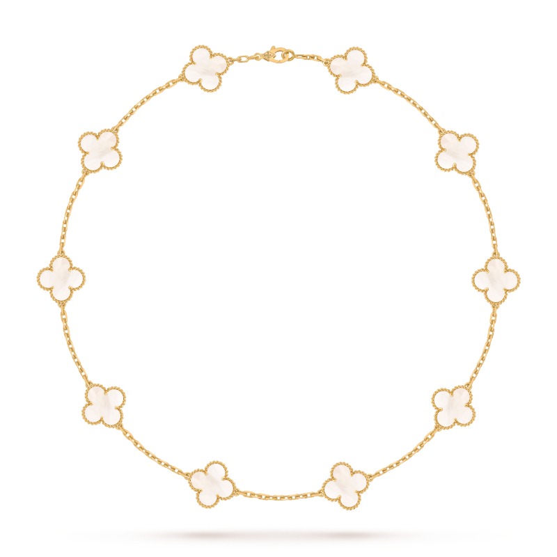 R8UGWQ1QSWydtY6IssVMgQ Vintage Alhambra necklace, 10 motifs - Image 1