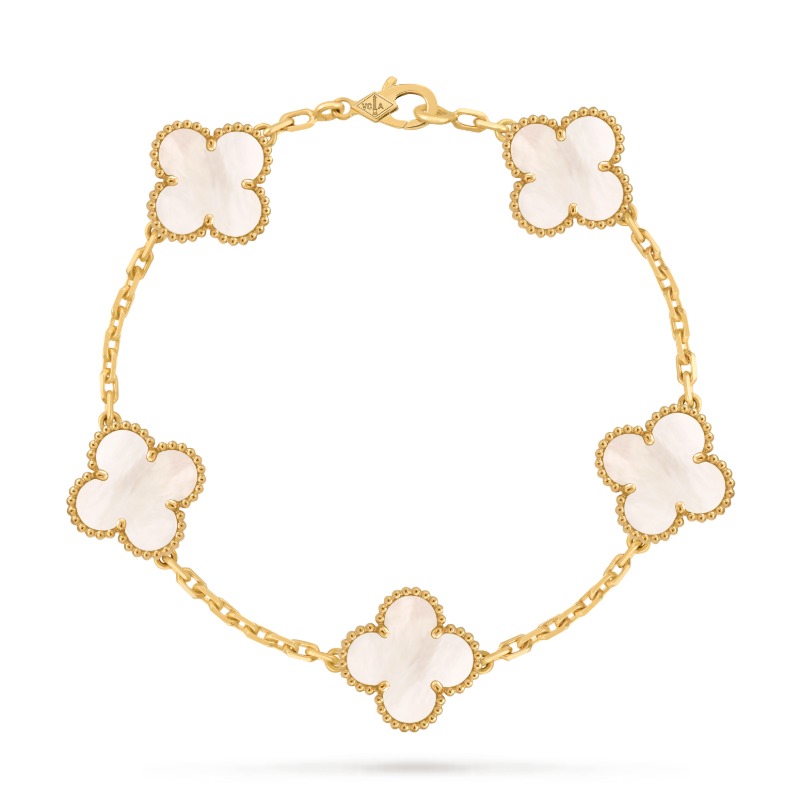 Vintage Alhambra bracelet, 5 motifs