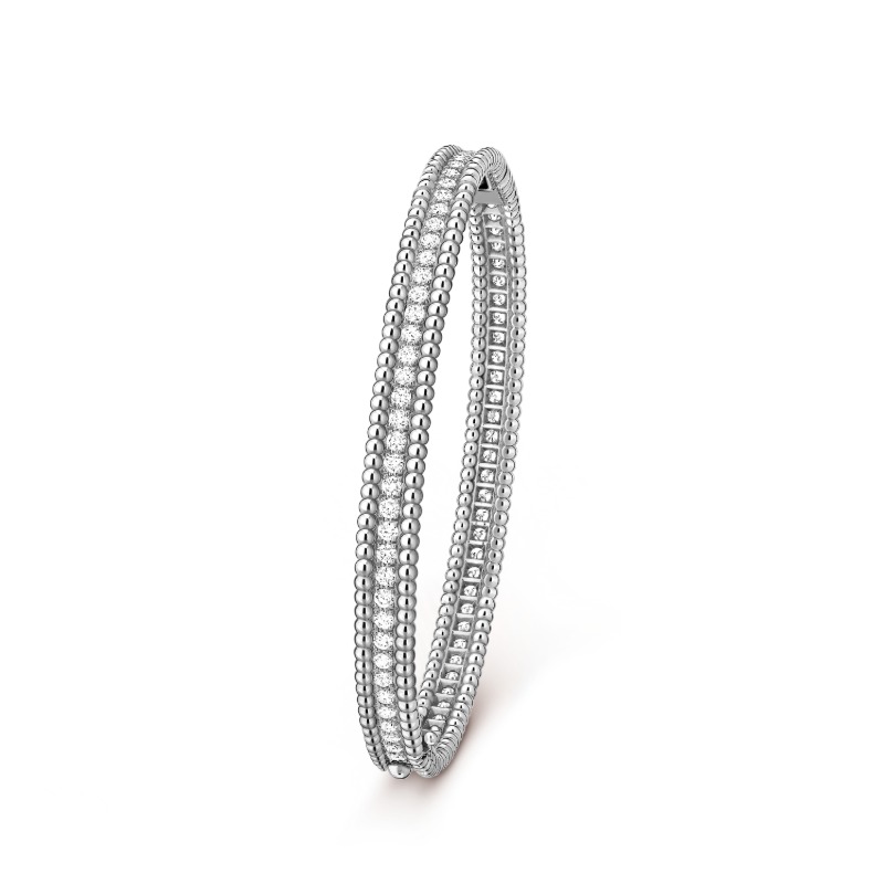 Perlée diamonds bracelet, 1 row, medium model