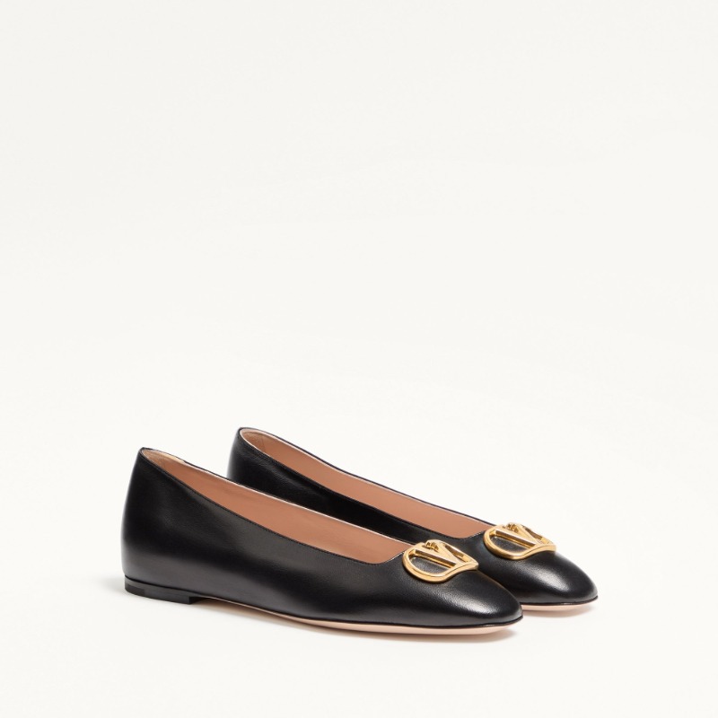 VLogo-Signature-Ballerina-In-Nappa (1) VLogo Signature Ballerina In Nappa - Image 1