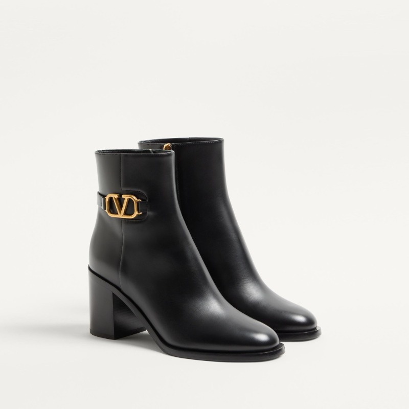VLogo-Signature-Calfskin-Ankle-Boot-75Mm- (1) VLogo Signature Calfskin Ankle Boot 75Mm - Image 1
