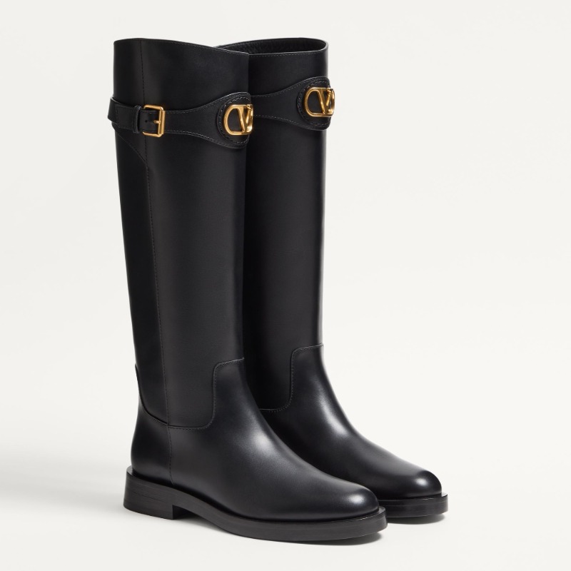 VLogo-Signature-Calfskin-Boot-30Mm (1) VLogo Signature Calfskin Boot 30Mm - Image 1