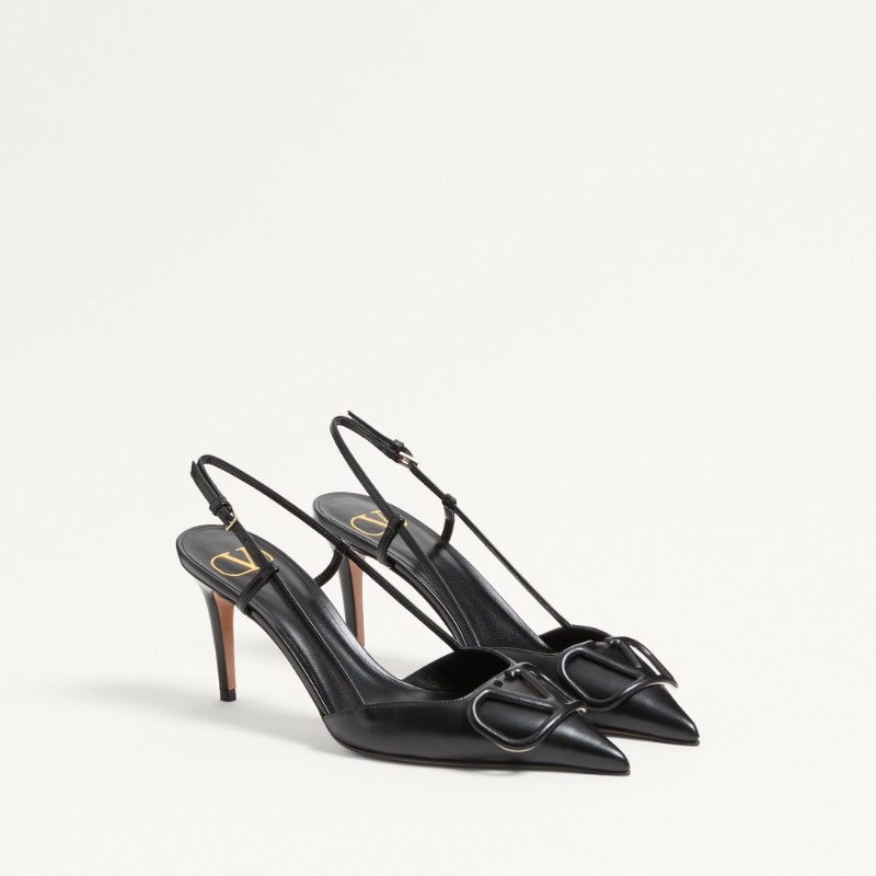 VLogo Signature Calfskin Slingback Pump 80 Mm / 3.15 In.