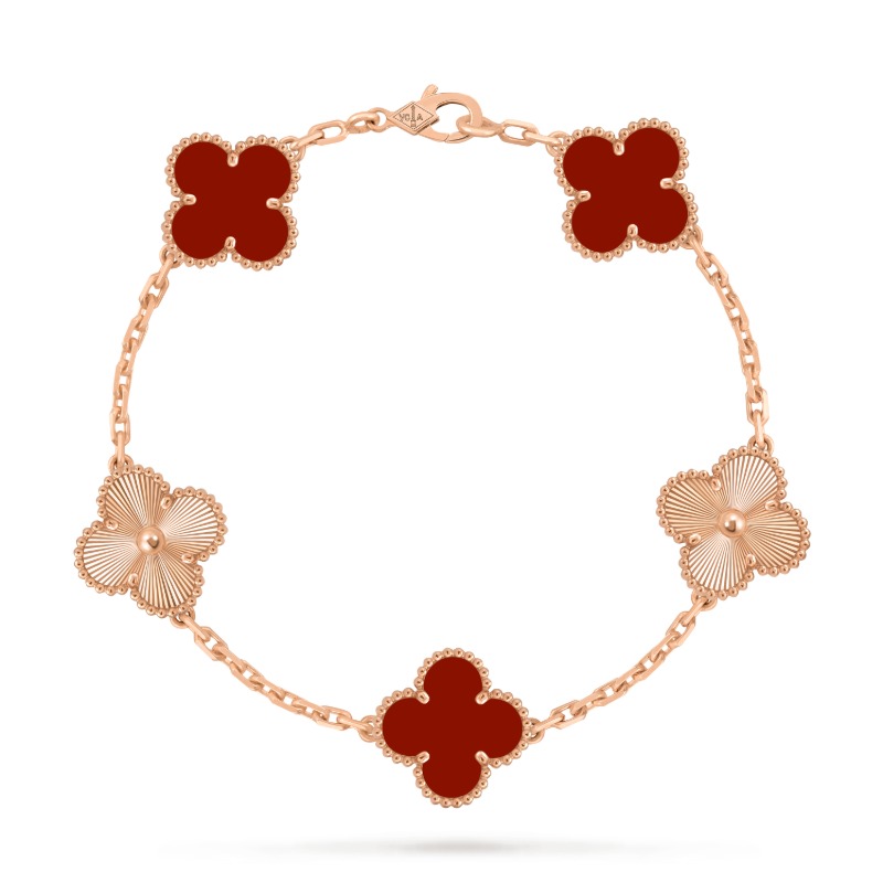 Vintage Alhambra bracelet, 5 motifs