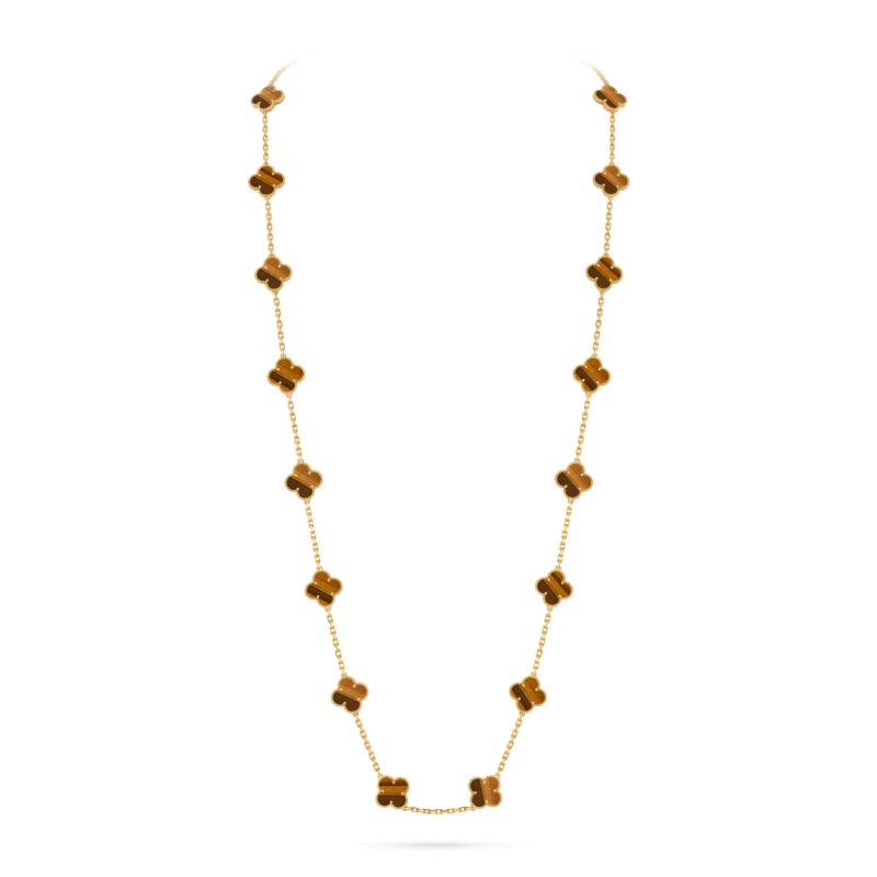 Vintage Alhambra long necklace, 20 motifs