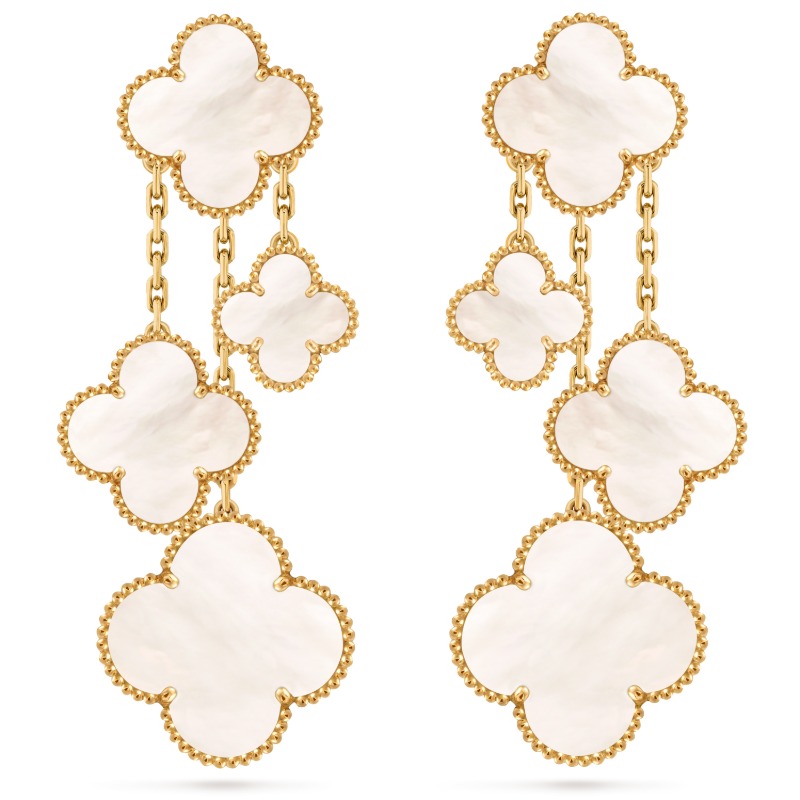 Magic Alhambra earrings, 4 motifs