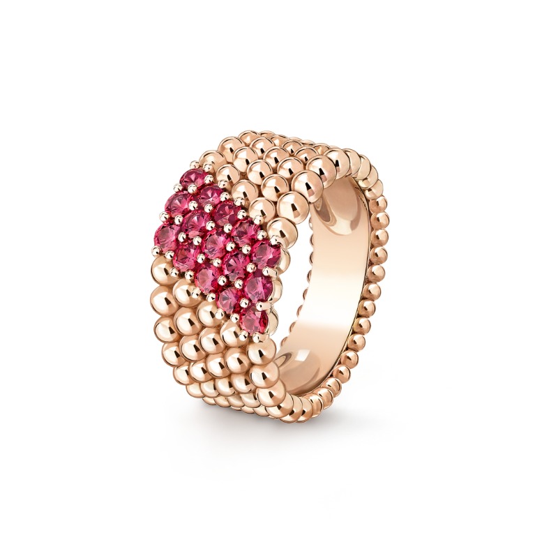 Perlée couleurs ring, 5 rows