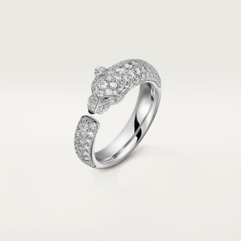 Panthère de Cartier ring, small model, paved
