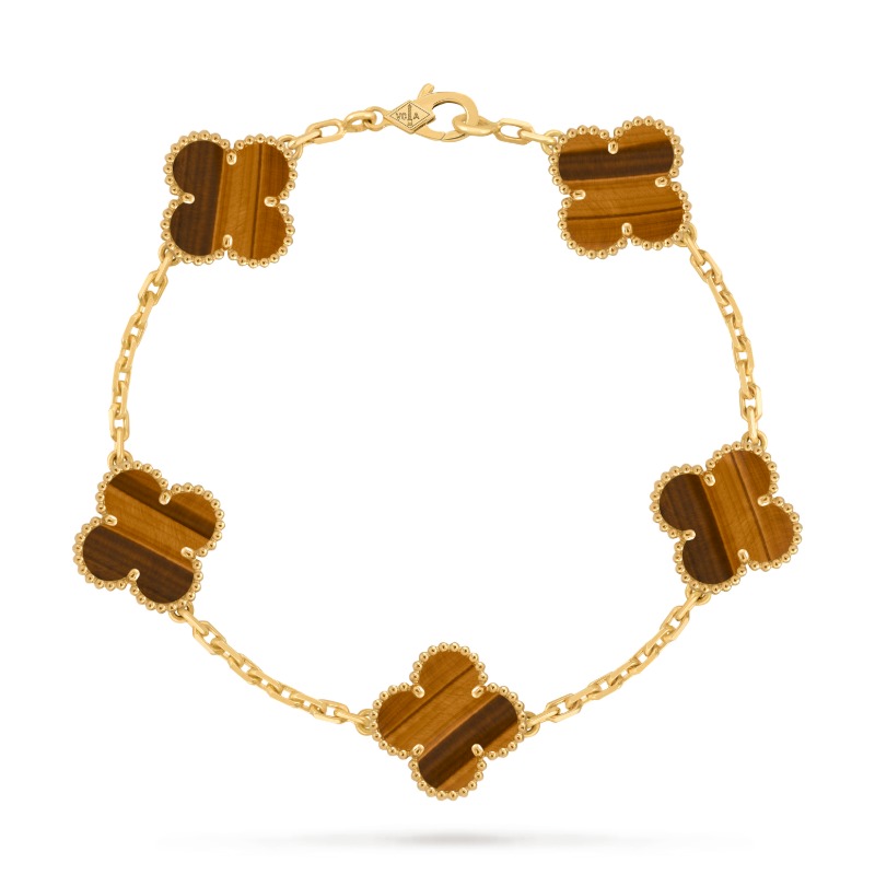kOPjMIcmSwWC7T82jRnUSA Vintage Alhambra bracelet, 5 motifs - Image 1