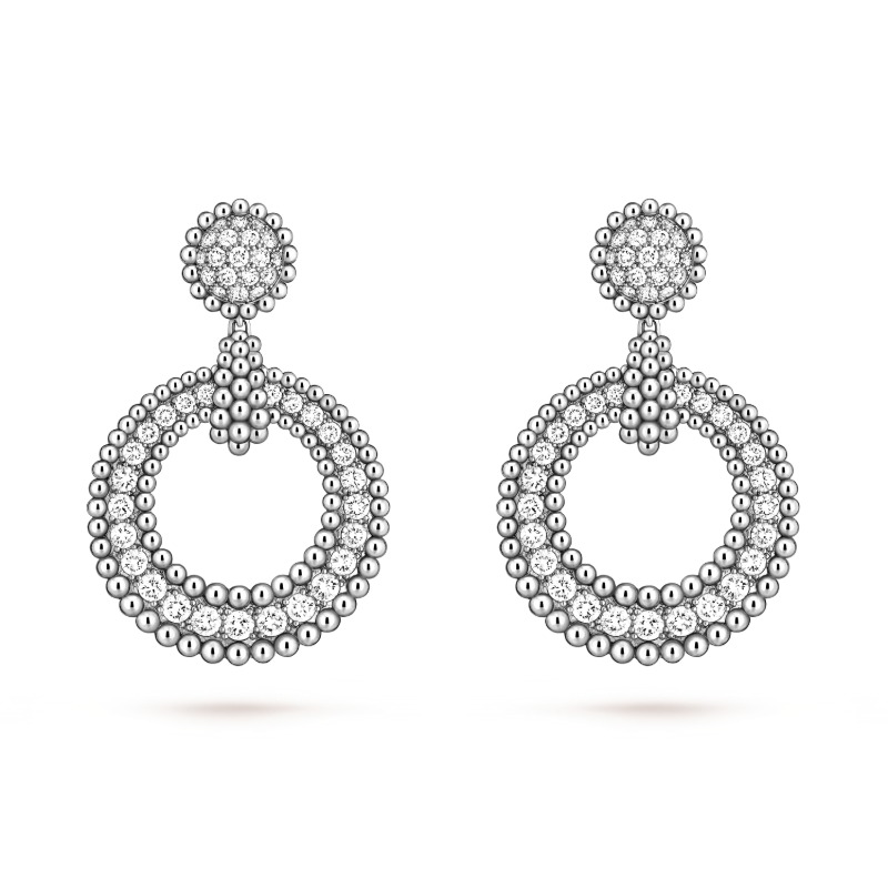 Perlée diamonds earrings
